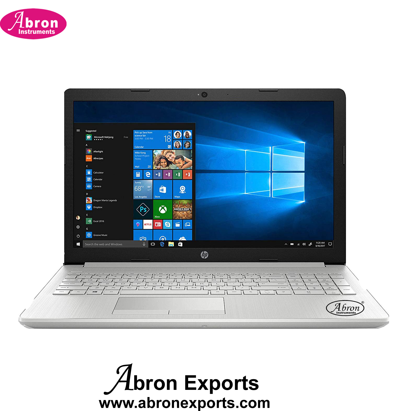 Computer Laptop HP i3 7th Gen 15.6 inch 4GB 1TB Window10 or Higher by Abron AB-5115LP3 